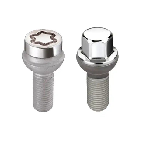 McGard 5 Lug Hex Install Kit w/Locks (Radius Seat Bolt) M14X1.5 / 17mm 26.3mm Shank L - Chrome