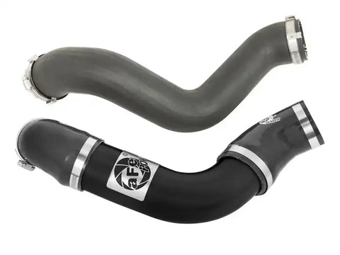 aFe 46-20259-B BladeRunner 3in Intercooler Tube - Black Cold Side 15-16 Ford Mustang EcoBoost L4-2.3L (t)