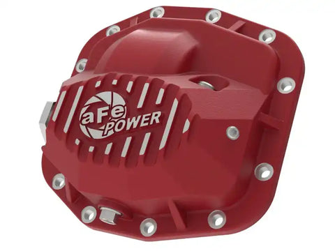 aFe 46-71010R Pro Series Front Differential Cover Red 2018+ Jeep Wrangler (JL) V6 3.6L (Dana M186)