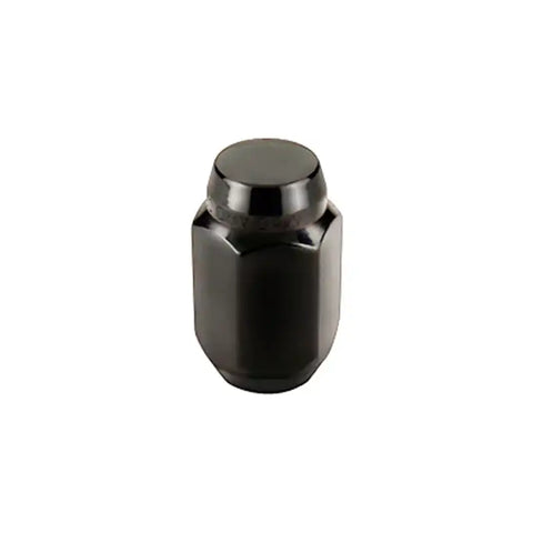 McGard Hex Lug Nut (Cone Seat) M12X1.5 / 13/16 1.5in. Length (4-pack) - Black