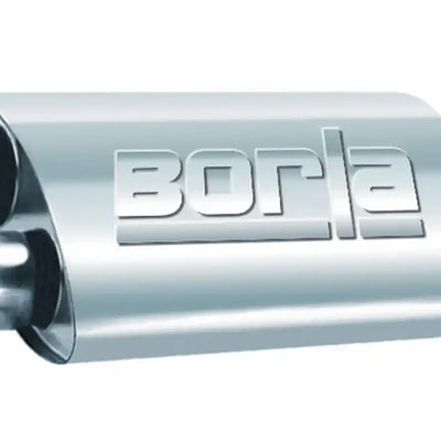 Borla 400286 - ProXS Muffler Un-Notched Neck TURBO XL 2.50in. DUAL IN/OUT 19 X 9.5 4in.