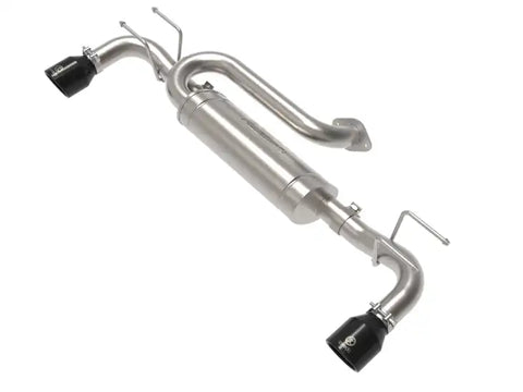 aFe 49-37023-B 19-22 Mazda 3 L4 2.5L Takeda 3in to 2-1/2in 304 Stainless Steel Axle-Back Exhaust w/ Black Tip