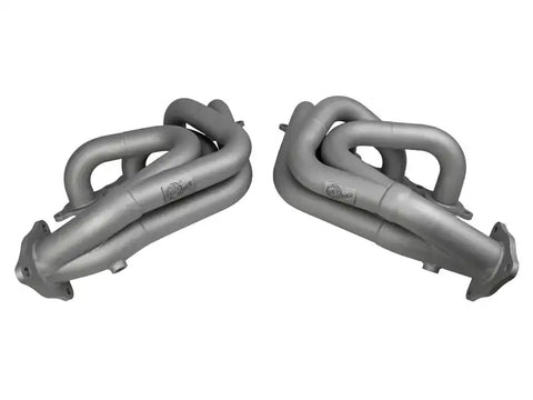 aFe 48-34148-T Twisted 304SS Header 2020 Chevy Corvette (C8) 6.2L V8 - Titanium Ceramic Coated