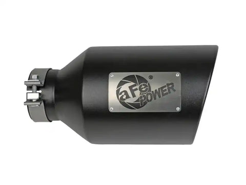 aFe 49T40801-B15 Power MACH Force-Xp 409 Stainless Steel Clamp-on Exhaust Tip Black