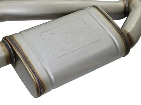 aFe 49-34068-P MACHForce XP 3in 304 SS Axle-Back Dual Exhaust (NPP) w/ Polished Tips 16-17 Camro V8-6.2L
