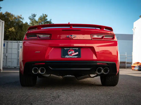 aFe 49-44119-P POWER MACH Force-Xp 3in Axle-Back 16-21 Chevrolet Camaro SS V8 6.2L w/Mufflers - Polished