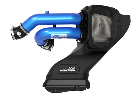 aFe 50-30072DL 21-22 Ford F-150 Raptor V6-3.5L(tt) Momentum XP Cold Air Intake System Blue w/ Pro Dry S Filter