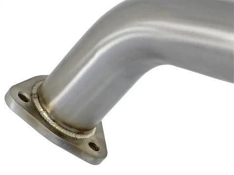 aFe 48-36605 Power Elite Twisted Steel 16-17 Honda Civic I4-1.5L (t) 2.5in Rear Down-Pipe Mid-Pipe