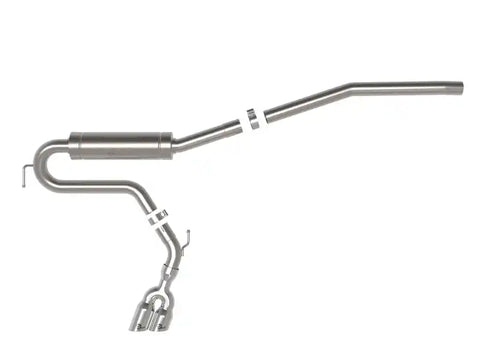 aFe 49-33144-P 22-23 Ford Maverick EcoBoost L4 2.0L(t) Rebel Series 2-1/2in 304 SS Cat-Back w/ Polished Tip