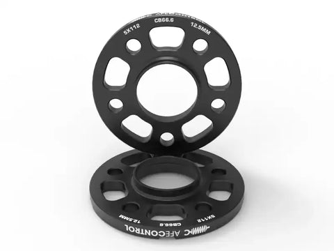 aFe 610-721001-B CONTROL Billet Aluminum Wheel Spacers 5x112 CB66.6 12.5mm - Toyota GR Supra/BMW G-Series