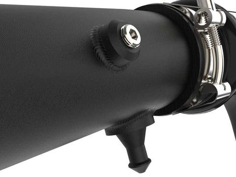 aFe 46-20518-B 21-22 Ford F-150/Raptor V6-3.5L (tt) BladeRunner 2.5in Aluminum Hot Charge Pipe Black