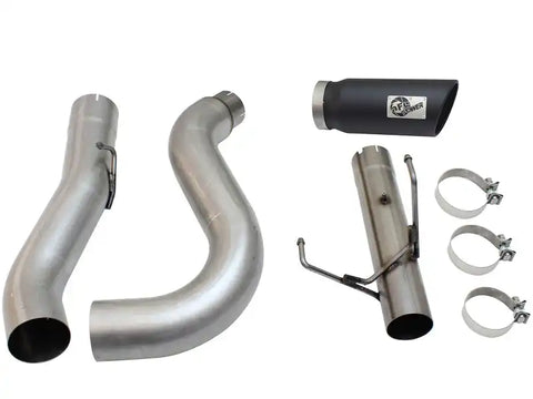 aFe 49-42051-1B MACHForce XP Exhaust Large Bore 5in DPF-Back SS 13-15 Dodge Trucks L6-6.7L (td) *Black Tip