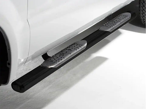 ICI 4'' Oval Black Cab Length Nerf Bars