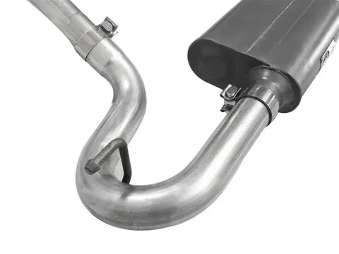 aFe 49-08045-P Scorpion 2-1/2in Alum Steel Cat-Back Exhaust w/Pol Tip 07-18 Jeep Wrangler (JK) V6-3.6L/3.8L
