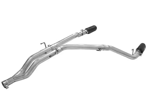 aFe 49-42045-B MACHForce XP DPF-Back Exhaust 3in SS w/ 5in Black Tips 2014 Dodge Ram 1500 V6 3.0L EcoDiesel