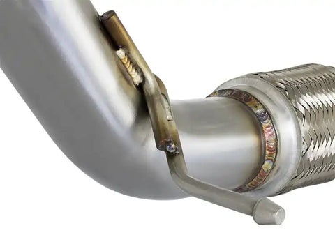 aFe 48-36605 Power Elite Twisted Steel 16-17 Honda Civic I4-1.5L (t) 2.5in Rear Down-Pipe Mid-Pipe