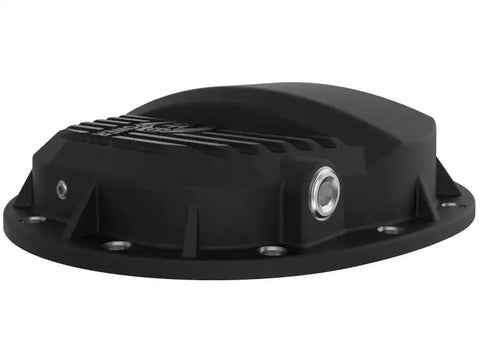 aFe 46-71141B Pro Series GMCH 9.5 Rear Diff Cover Black w/Mach Fins & Gear Oil 19-20 GM Silverado/Sierra 1500