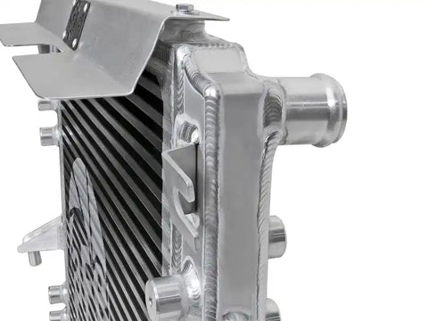 aFe 46-50002-B BladeRunner GT Series Bar and Plate Radiator w/ Black Hoses 07-11 Jeep Wrangler (JK) V6 3.8L