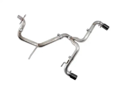 AWE Tuning Golf TDI (GTI Style) Performance Exhaust - Diamond Black Slash Cut Tips