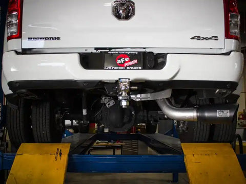 aFe 49-42075-P 19-22 Ram Diesel Trucks L6-6.7L(td) Large Bore-HD 5in 409SS DPF-Back Exhaust System w/Pol Tip