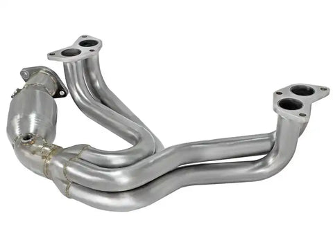 aFe 48-36005-1HC 12-17 Toyota 86 / FRS BRZ Twisted Steel 304 Stainless Long Tube Header w/ Cat