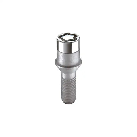 McGard Wheel Lock Bolt Set - 4pk. (Tuner / Cone Seat) M12X1.5 17mm Hex 22.4mm Shank L. Chrome