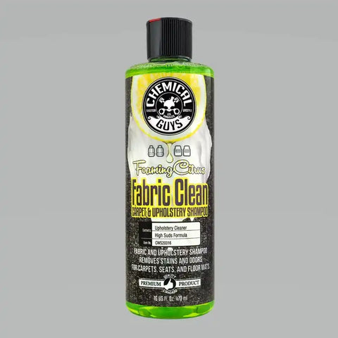 Chemical Guys Foaming Fabric Clean Carpet/Upholstery Shampoo & Odor Eliminator - 16oz - Case of 6