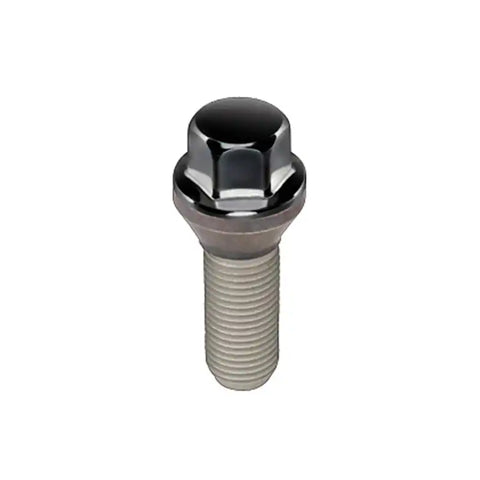 McGard Hex Lug Bolt (Cone Seat) M14X1.25 / 17mm 27.5mm Shank Length (Box of 50) - Black