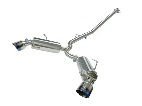 aFe 49-36023-L Takeda Exhaust Axle-Back 13-15 Scion FRS / Subaru BRZ 304SS Blue Flame Dual Tips