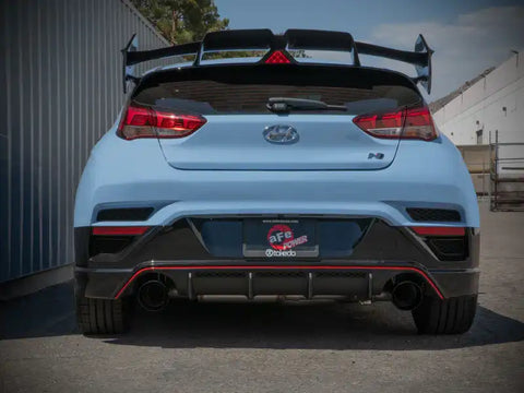 aFe 49-37029-B 21-22 Hyundai Veloster N L4-2.0L Takeda 3in 304 SS Axle-Back Exhaust System w/ Black Tip