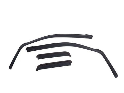EGR 573555 -19-22 Ford Ranger In-Channel Window Visors Front/Rear Set Matte Black Crew Cab