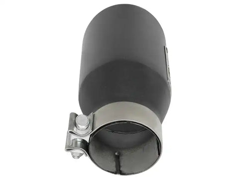 aFe 49T30452-B091 MACH Force-Xp 3in 304 SS Metallic Black Exhaust Tip In x 4-1/2in Out 9in L Bolt-On Left