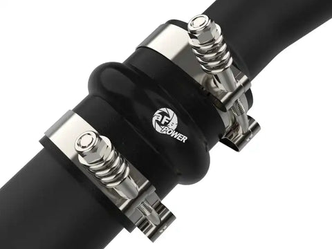 aFe 46-20478-B Bladerunner Intercooler Hot Charge Pipe Black 2-2.5in 2021+ Ford F-150 V6-2.7L (tt)