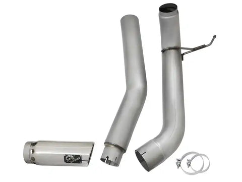 aFe 49-06112-P Atlas Exhaust 5in DPF-Back Aluminized Steel 2016 Nissan Titan XD V8-5.0L w/ Polished Tip