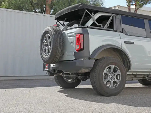 aFe 49-33138-C 2021+ Ford Bronco L4-2.3L (t) / V6-2.7L (tt) Vulcan 3in. to 2.5in. SS Cat-Back - Carbon