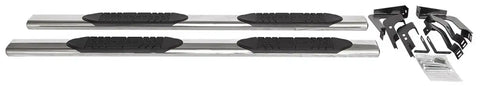 ICI 5'' Oval Stainless Steel Cab Length Nerf Bars
