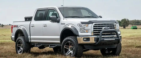Lund Terrain HX Black Steel 3'' Nerf Step Bars
