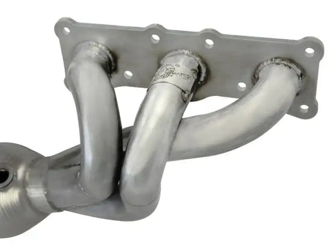 aFe 48-36307-1 08-13 BMW 128i (E82/88) L6 3.0L Twisted Steel 304 Stainless Long Tube Header w/ Cat