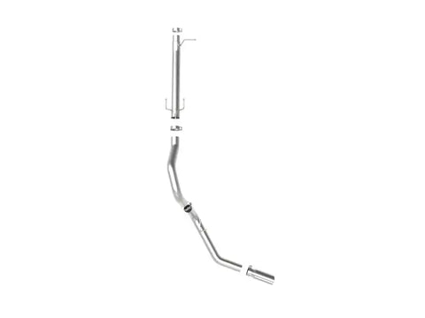 aFe 49-43116NM-P Apollo GT Series 3-1/2in 409 SS Axle-Back Exhaust 17-20 Ford F-250/F-350 Polished Tip No Muffler