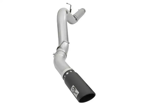 aFe 49-04081-B Atlas Exhaust 5in DPF-Back Aluminized Steel w/ Black Tips 16-17 GM Diesel Truck V8-6.6L (td)