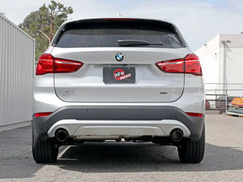aFe 49-36349-B MACHForce XP Exhausts Axle-Back 15-21 BMW X1 2.0L (t) (SS w/Black Tips)