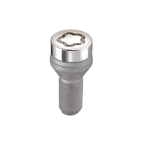 McGard Wheel Lock Bolt Set - 4pk. (Cone Seat) M14X1.5 / 17mm Hex 27.5mm Shank Length Chrome