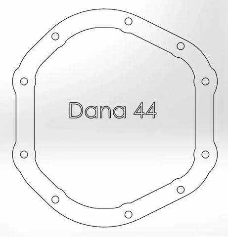 aFe 46-71110B Diff Cover 97-18 Jeep Wrangler (TJ/JK) ONLY Dana 44 Axle Front or Rear (Pro Series)