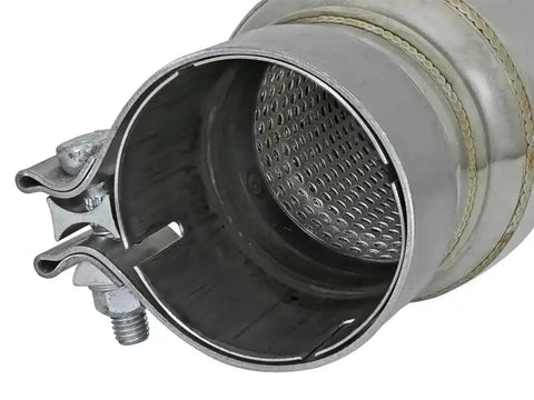 aFe 49M10002 MACH Force-Xp 304 Stainless Steel Resonator 2.5in Inlet/Outlet x 4in Dia 15in Body 19in L