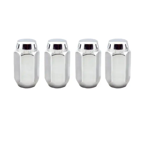 McGard Hex Lug Nut (Cone Seat) 9/16-18 / 7/8 1.75in. Length (4-Pack) - Chrome