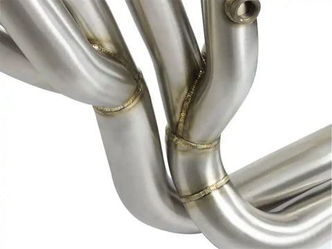 aFe 48-36105-YC Power Twisted Steel Long Tube Header & Connection Pipes (Street Series) 01-16 Nissan Patrol