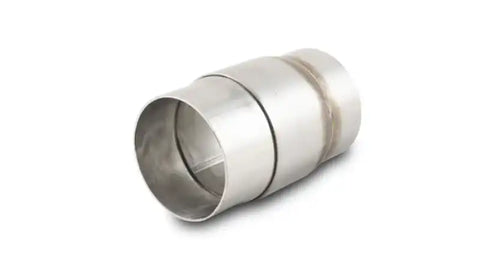 Vibrant SS Slip Joint Adapter for 2.5in OD Tubing (2 Piece Assembly) Welded