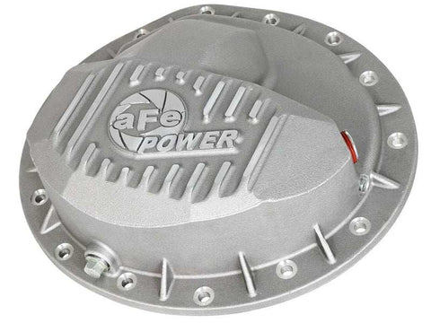 aFe 46-70360 Power Rear Differential Cover Raw w/Machined Fins Street Ser. 16-17 Nissan Titan XD (AAM 9.5-14)