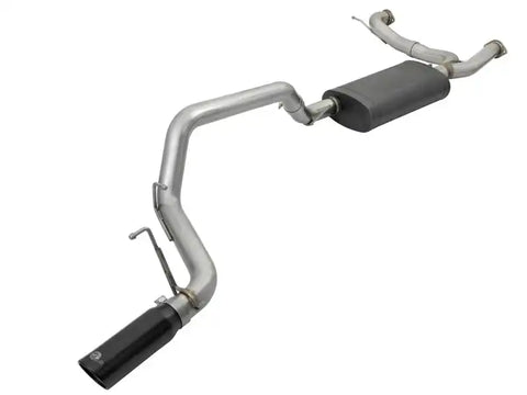 aFe 49-36114-B MACHForce XP 3in 304 SS Cat-Back Exhausts w/ Black Tips 10-17 Nissan Patrol (Y62) V8-5.6L