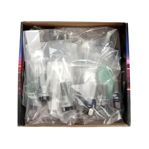 McGard 5 Lug Hex Install Kit w/Locks (Cone Seat Bolt) M14X1.25 / 17mm 27.5mm Shank L. - Black